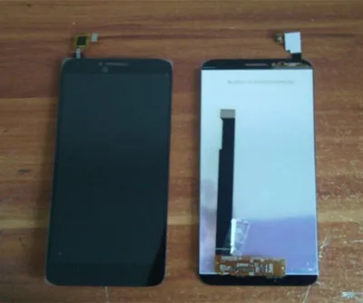 

Black White For Alcatel Idol 2 OT6037 6037Y 6037K LCD DIsplay Touch Screen Digitizer Assembly With Frame