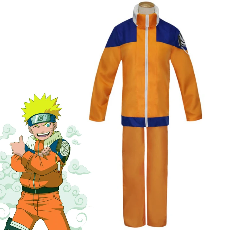 Japanese Anime Naruto Uzumaki Naruto Cosplay Costume ...