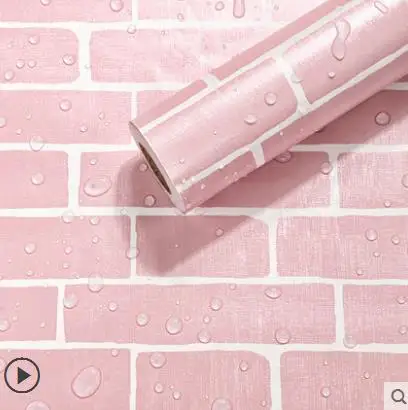 

10 meters pink girl heart wallpaper bedroom warm student dormitory bedroom refurbished self-adhesive wallpaper