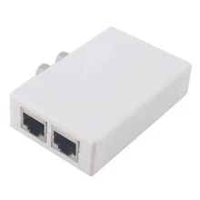 Мини 2 порт RJ45 RJ-45 сетевой коммутатор gigabit Ethernet сетевой коробка Коммутатор на 2-портный Dual способ порта ручной переключатель Адаптер HUB#44424