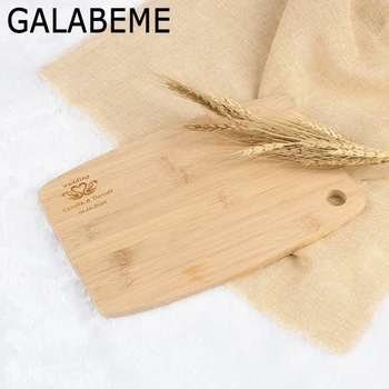 

28X19cm Personalized Custom Bamboo Chopping Blocks Engraved Name Cutting Board wedding gifts for guests Kitchen Supplies