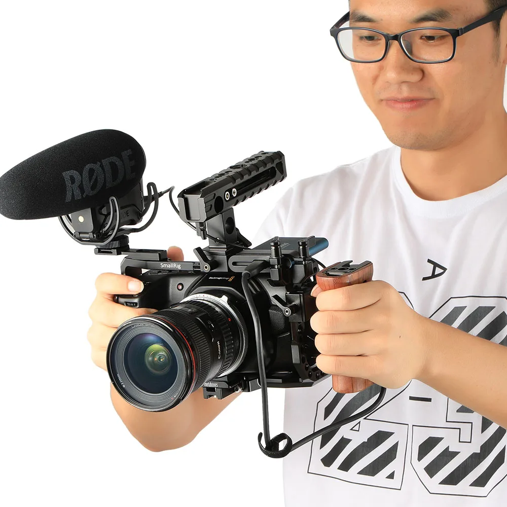 SmallRig BMPCC 4K 6K Quick Release Камера клетка для blackmagic Design карман Кино 4K клетка с железнодорожный вокзал может башмак-2203