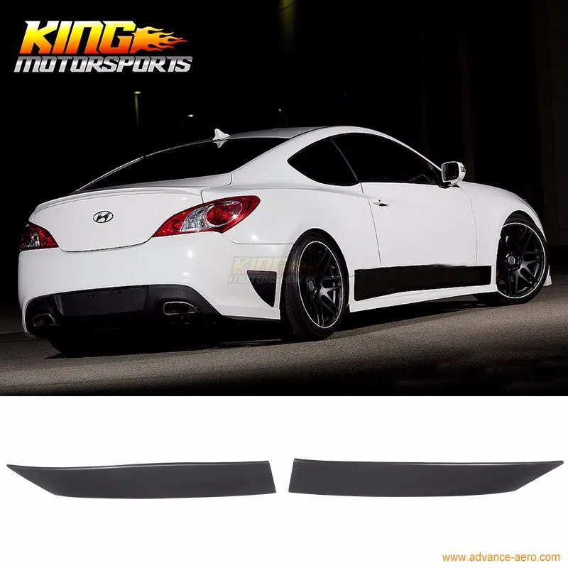 ДЛЯ 10-12 HYUNDAI GENESIS COUPE 2DR ЗАДНИЙ БАМПЕР СПОЙЛЕР ОБВЕС PU