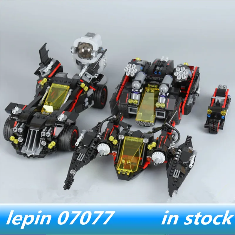 

LEPIN 07077 lepin Batman Ultimate Batmobile Bat Motorcycle Fighter legoing Bat Motorcycle Fighter 70917 Building Blocks Bricks