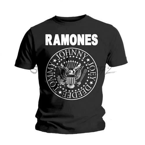 

Ramones - Seal Logo Mens Short Sleeve Cotton T-Shirt -men short sleeve tshirt summer brand t-shirt man cotton t shirt sbz5051