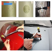 New Paintless Dent Repair Hail Removal Tool Kit hammer with 9 Heads Tap Down Pen