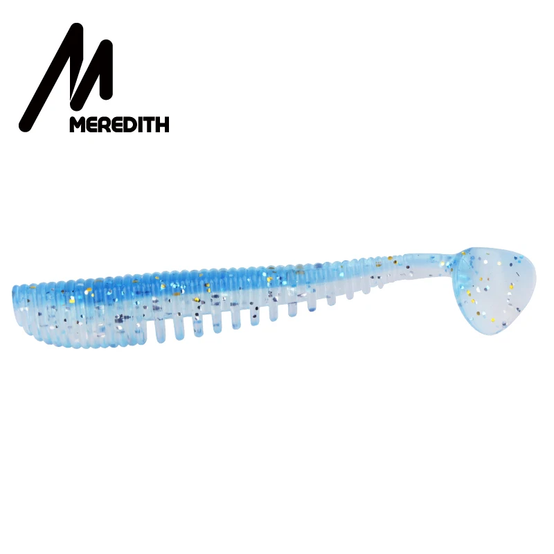 

MEREDITH Awaruna 10pcs 8cm 3.2g Soft Fishing Lures Silicone Bait Shad Swimbait Vivid Pike Bass Lure Isca Artificial Bait Fishing