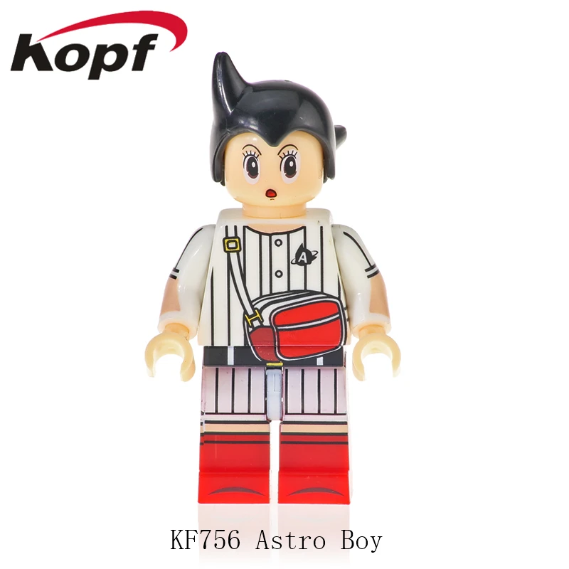 

Single Sale Flying Policeman Movie Figures Blossom Buttercup Bubbles Action Astro Boy Bricks Building Blocks Children Toys KF756