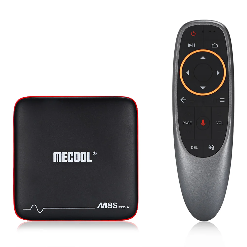 Mecool M8S PRO W 2,4 г голос Управление Android 7.1.1 ТВ Box Amlogic S905W 2 г 16 г Сталкер MAG625X 4 К VP9 H.265 Media Player Wi-Fi