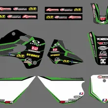 NICECNC 0447 команда графика и фоны наклейки Наборы для Kawasaki KX80 1994 1995 1996 1997 KX 80