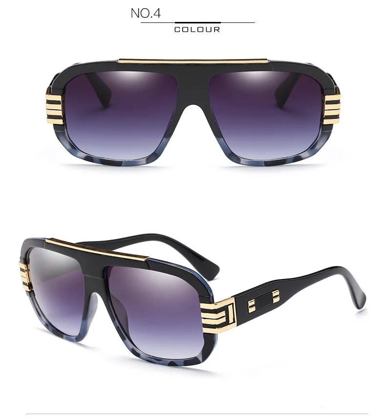 High Quality New Popular Sunglasses Men Brand Designer 2017 Retro Sun Glasses For men Male Sunglass Luxury Mirror UV400 (10)
