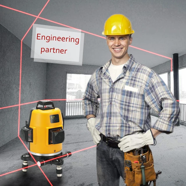 Special Offers 12 Red Line Leveler 3D 360-degree Laser Level Touch Key nivel laser Measurment Instrument with Fixed Base Adjustment Function