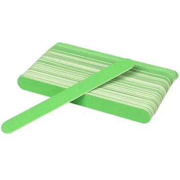 

50pcs/lot Professional Wooden Nail File 180/240 Straight Nail Sanding Nail Buffer Blocks Strong Sandpaper Grinding Manicure Tool