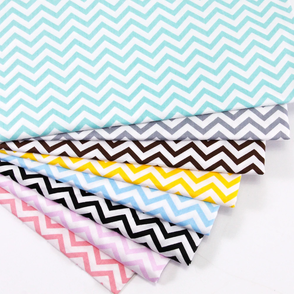 50 145cm chevron cotton fabric for tissue kids bedding nightmare before christmas sewing fabric