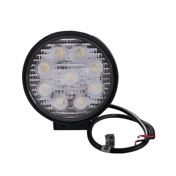 

1x 4 Inch 27W 12V 24V LED Work Light Spot/Flood Round LED Offroad Light Lamp Worklight for Off road Motorcycle Car Truck Hot New
