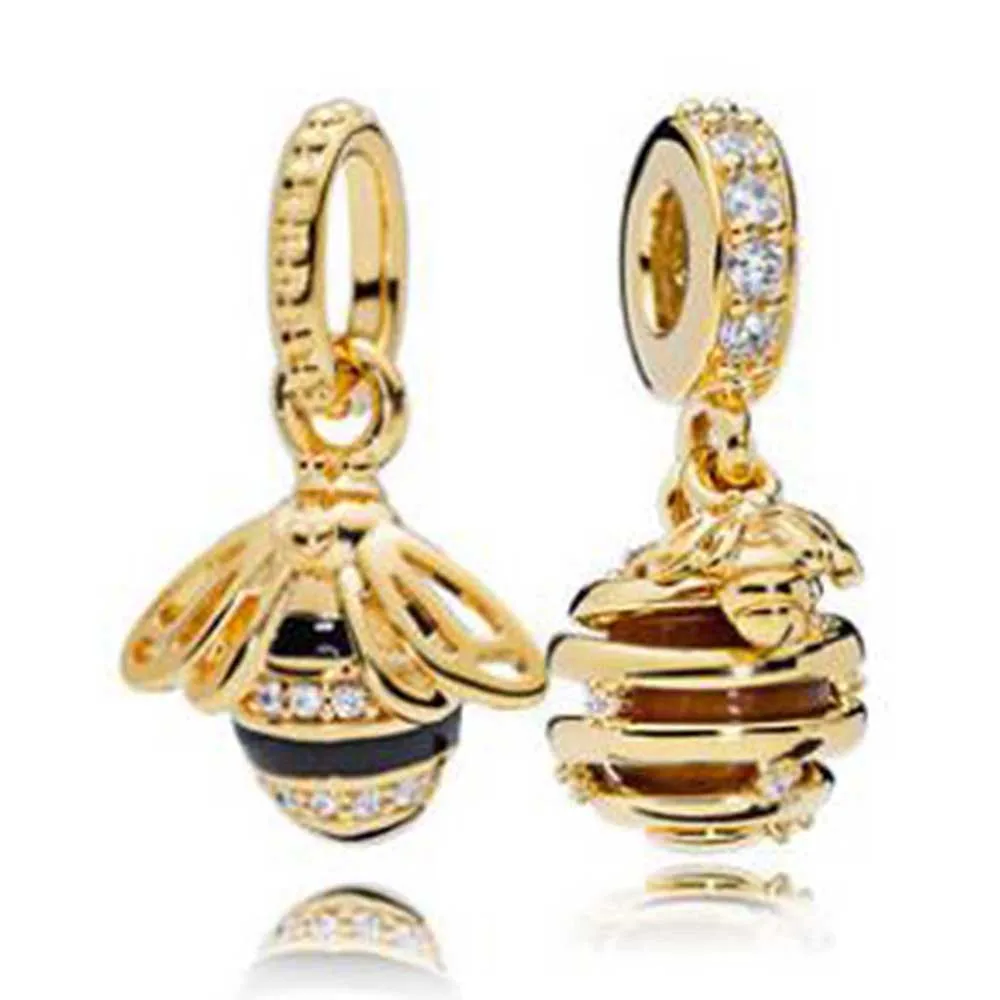 Buy 100 Real 925 Sterling Silver Charms Queen Bee