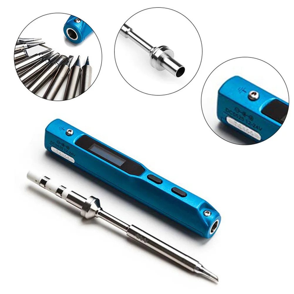 

Mini Portable 65W Programmable TS100 Electric Soldering Iron Digital LCD Easy-dismount Design Space Saving With Russian Manual