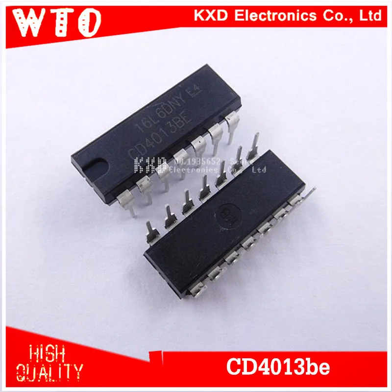CD4013BE CD4013 4013BE 4013 DIP14 10 шт./лот Бесплатная доставка | Электроника