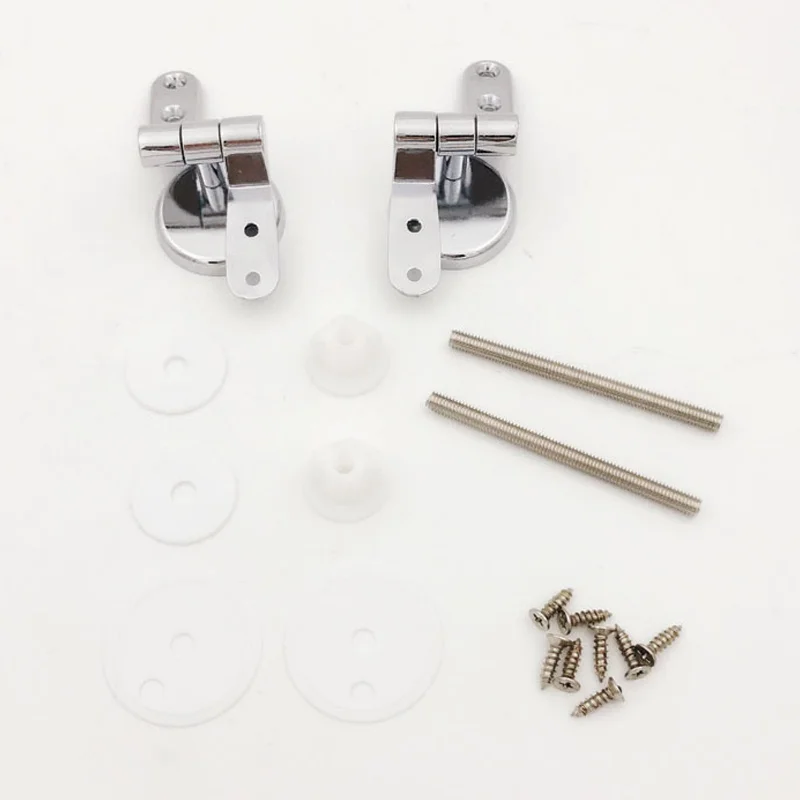 New Zinc Alloy Bathroom Toilet Accessories Hygienic Cover Hinge with Screw Hotel Accessories SF66