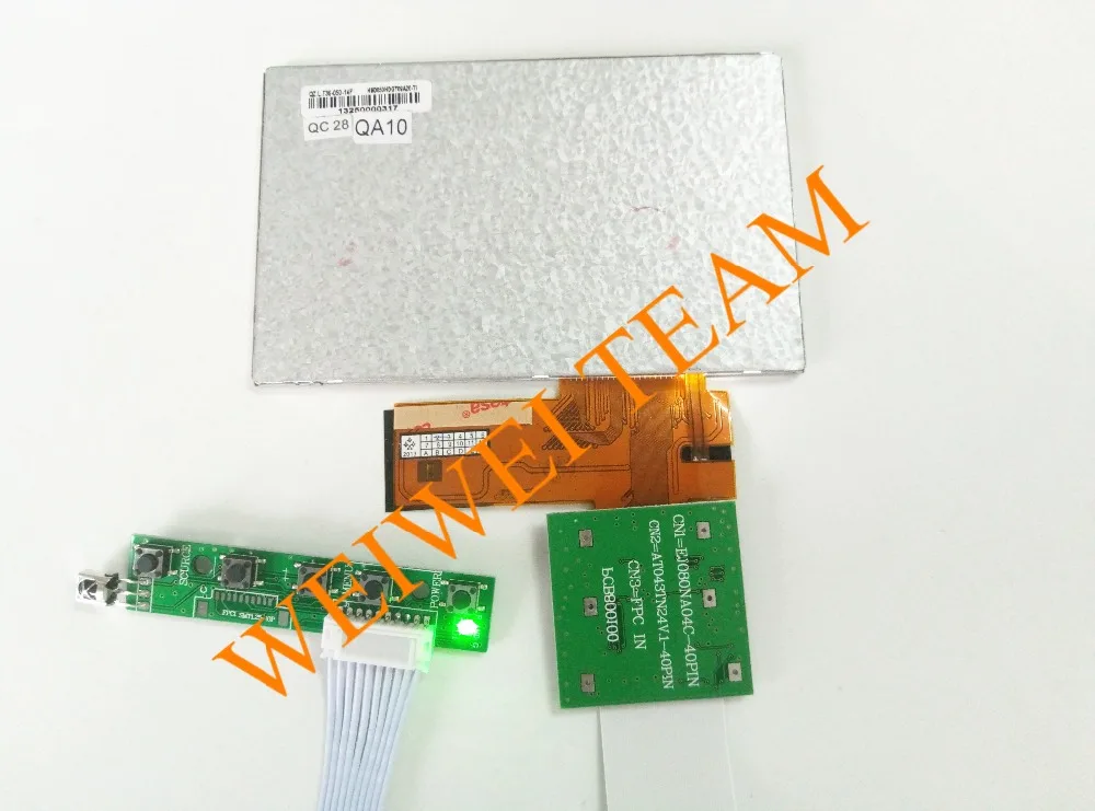  5 inch LCD panel Monitor 800 x480 HSD050IDW1 screen display HDMI + 2AV+ VGA Control drive Board for