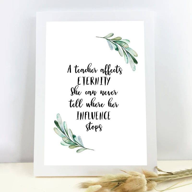 Teacher Appreciation Gift Poster Home Decor