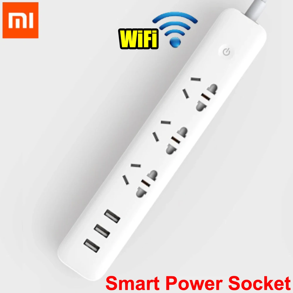 Умный удлинитель Xiaomi qingmi 2 розетки розетка Mi умная домашняя полоса для домашней