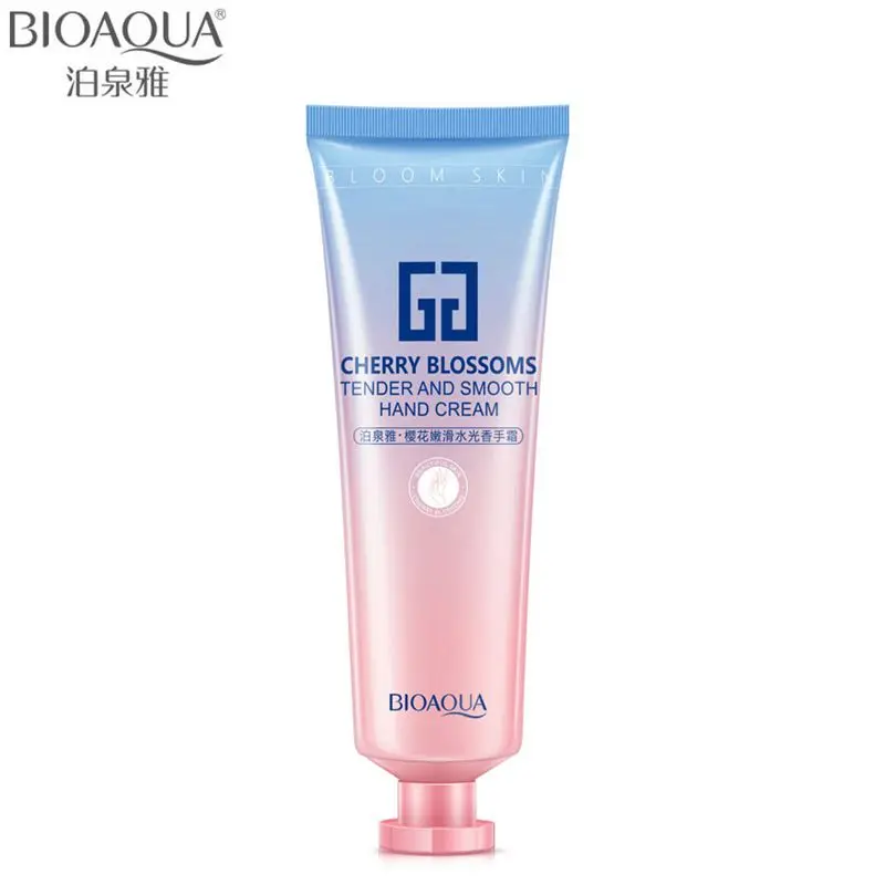 

BIOAQUA Brand Cherry Blossoms Tender Smooth Hand Cream Hydrating Lotion Moisturizing Hand Treatment Nourishing Creams Skin Care