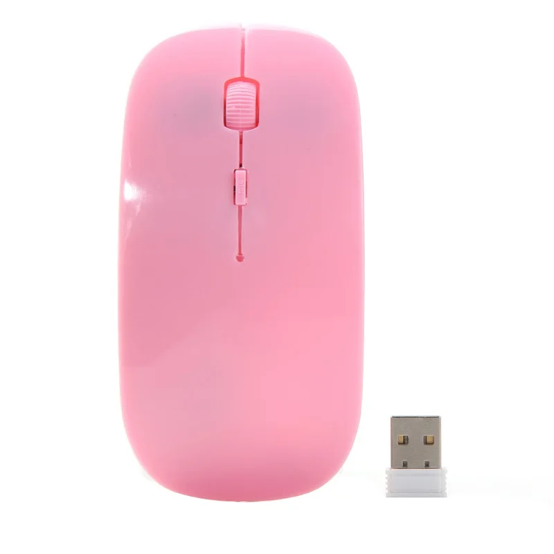 Беспроводная оптическая игровая мышь 2 4G модная ультратонкая компьютерная с USB
