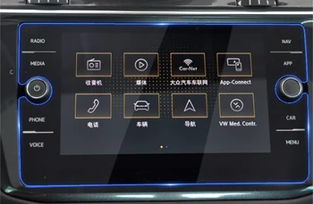 

lsrtw2017 car Navigation screen Tempered film for volkswagen golf sportsvan SV 2016 2017 2018 2019