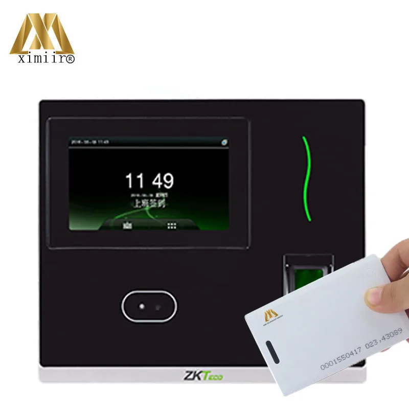 Биометрический контроль доступа отпечатков пальцев ZK A200 с 125 кГц RFID картой и 4 3