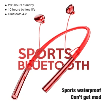 

Sport Wireless Earphone Bluetooth Headset For Phone Earphones V5.0 Stereo Neckband Wireless Ear Phones Pods For Samsung iPhone