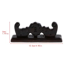 Винтажная деревянная подставка для кистей, 4 слота, китайский держатель для каллиграфии