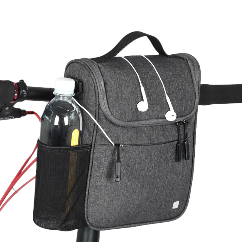 

Bicycle Front Head Large Capacity 5L Waterproof Multi-function Folding Electric Car Bag Riding Bike Equipment Accessories