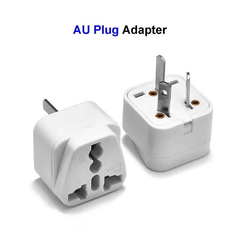 5pcs Universal AU Plug EU European US UK To 3 Pin Australia AU Travel