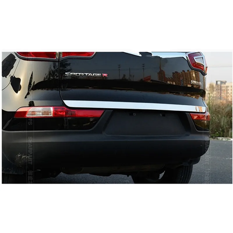 Высокое качество нержавеющая сталь задняя крышка багажника отделка ix35 для 2011- Kia Sportager
