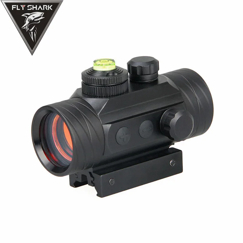 

Fly Shark Red Dot Sight Tactical 2MOA Red Dot IR Illumination for Hunting Shooting Rifle with 11mm and 21.2mm rail gs2-0111