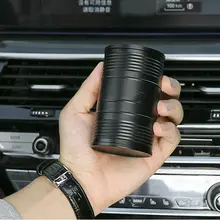 Портативная автомобильная пепельница с крышкой, пепельница из алюминиевого сплава для путешествий, офиса, автомобиля, подарок