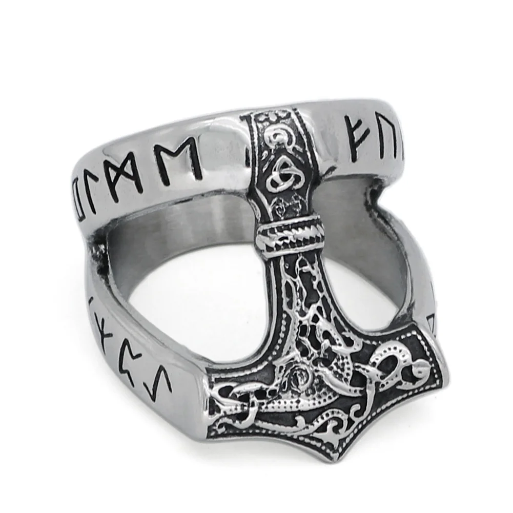 Скандинавский Викинг 316L Молот Тора из нержавеющей стали Mjolnir Скандинавское