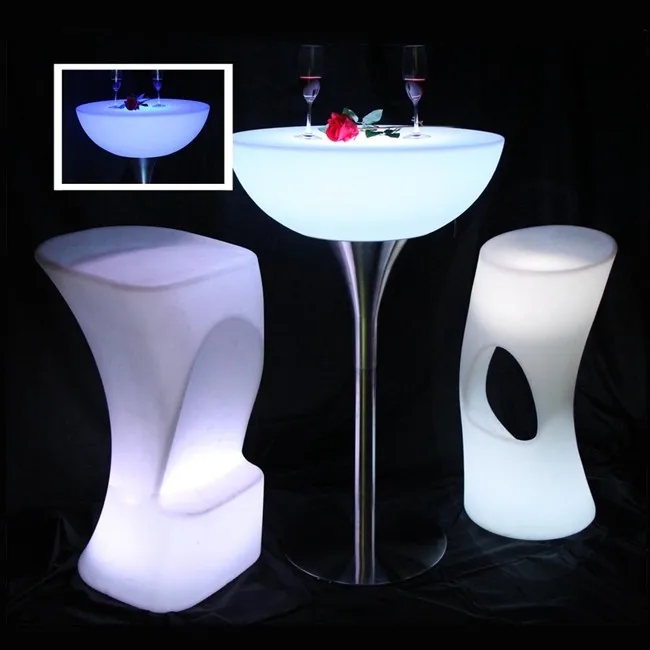 Home Garden Outdoor LED Bar Tables Fashion LED Decoration iluminouse Waterproof Table Lighting SK-LF20 (D91*H108cm) 2pcs/Lot