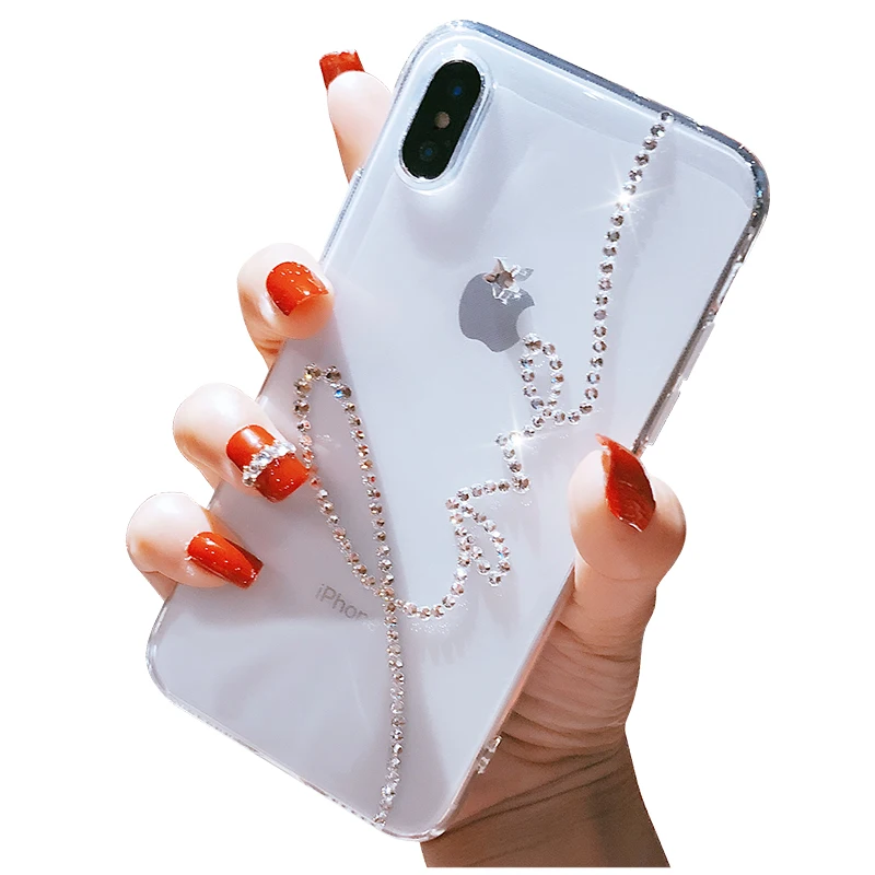 Letter-Design-DIY-Phone-Case-For-Iphone-X-Xs-Max-XR-Jewelled-3D-Bling-Phone-Cover (1)