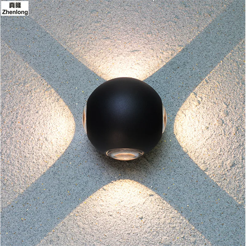 

Four Hole Cross Wall Light for Bar Ktv Decorative Background Lamp Effect Pathway Sconce Lighting Indoor Outdoor Waterproof Lamp