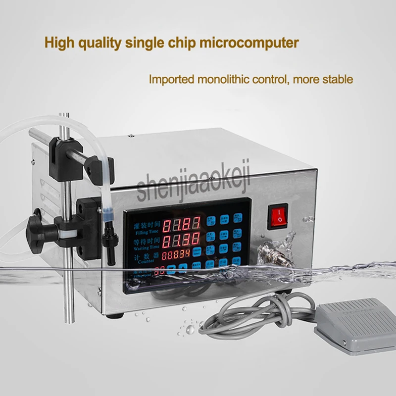 

Wine Quantitative Canning Machine Small CNC Drink Vinegar Soy Sauce Fruit Juice Filling Machine Automatic Liquid Filling Machine