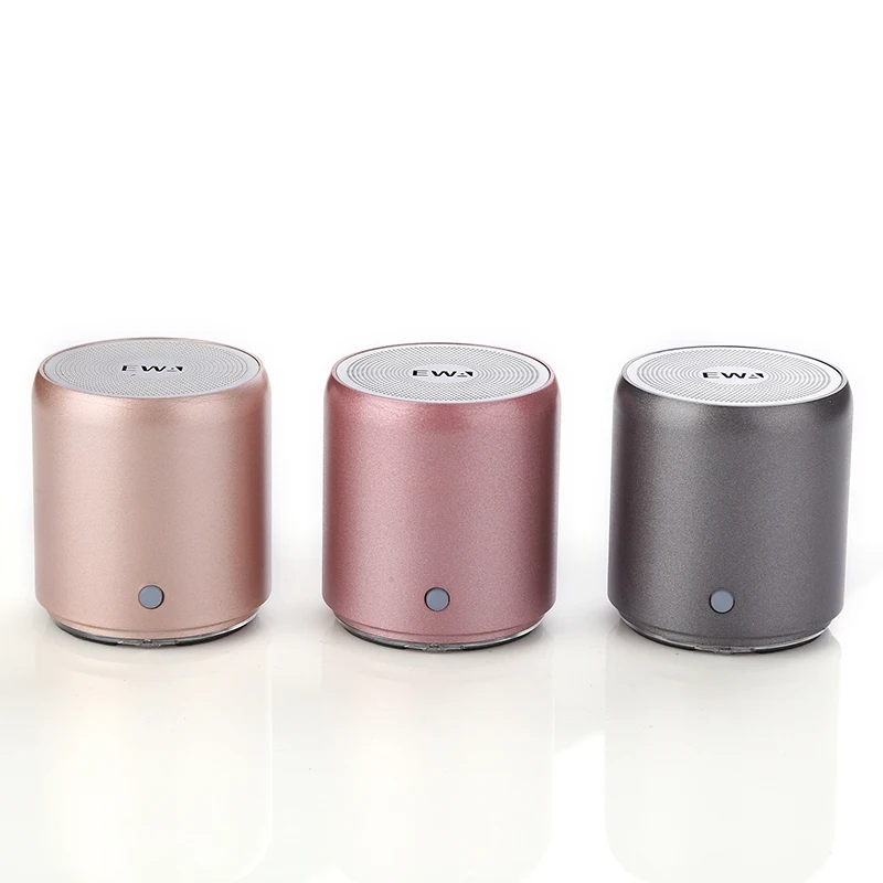 EWA A107 Bluetooth Speaker Portable Wireless Speaker TWS Technology Stainless Steel Bluetooth 4.2 MP3 Player