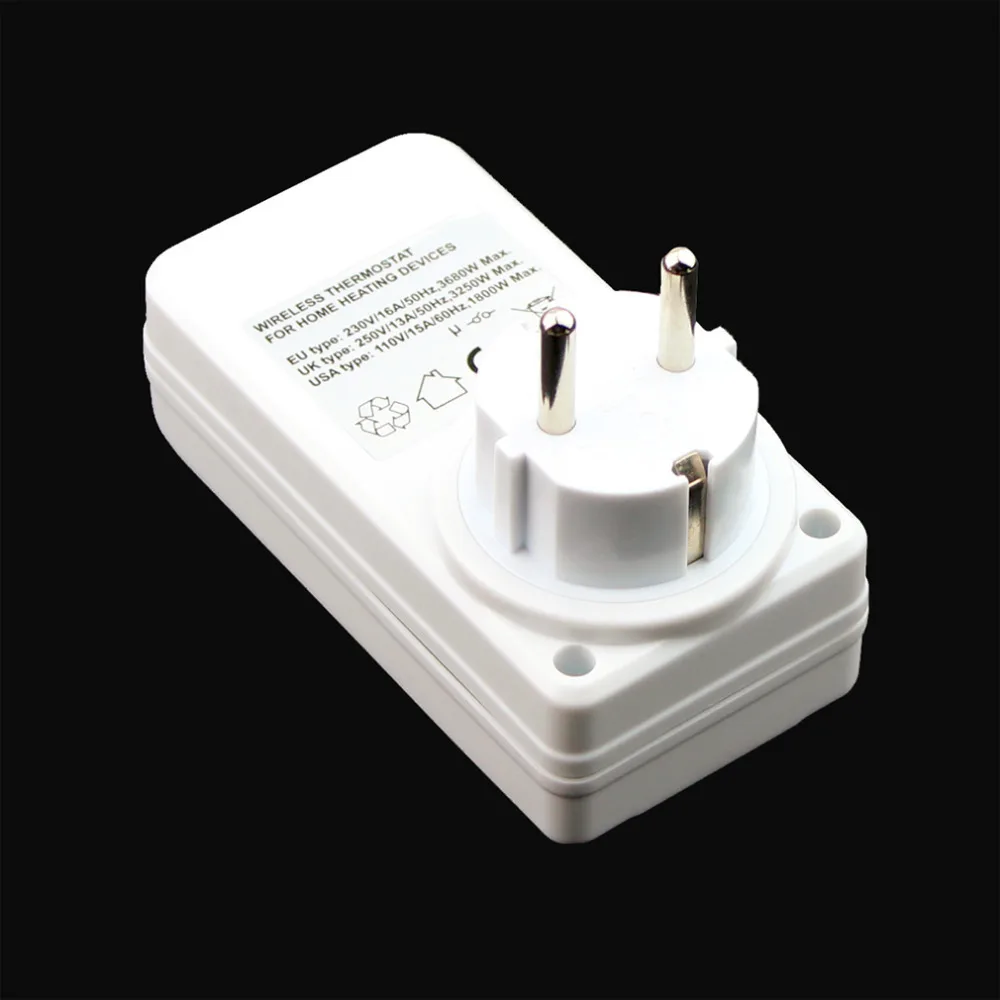 Wireless LCD Remote Control RF Plug In Thermostat Hydroponic KIT -CCRC30F-KIT EU/US/UK Plug Wireless LCD Remote Control RF Plug In Thermostat Hydroponic KIT -CCRC30F-KIT EU/US/UK Plug