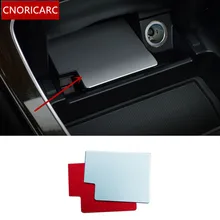 Cnoricarc Автомобильный Центр Управление пепельница Панель декоративное покрытие отделкой красный серебристый для Mercedes Benz новый C Class w205 GLC X156 2015-17
