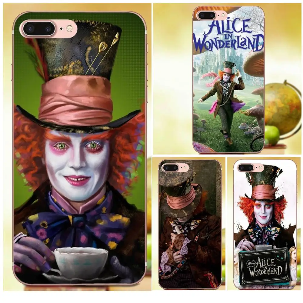 Cool Mad Hatter Alice In Wonderlandus для Huawei Mate 7 8 9 10 P7 P8 P9 P10 P20 Lite Plus Pro GR5 P Smart 2017 мягкие узоры из