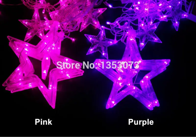 Star LED Light String Living Room Bedroom Valentines Day Nightclub KTV Party Decoration Lamps - lighting 1-5