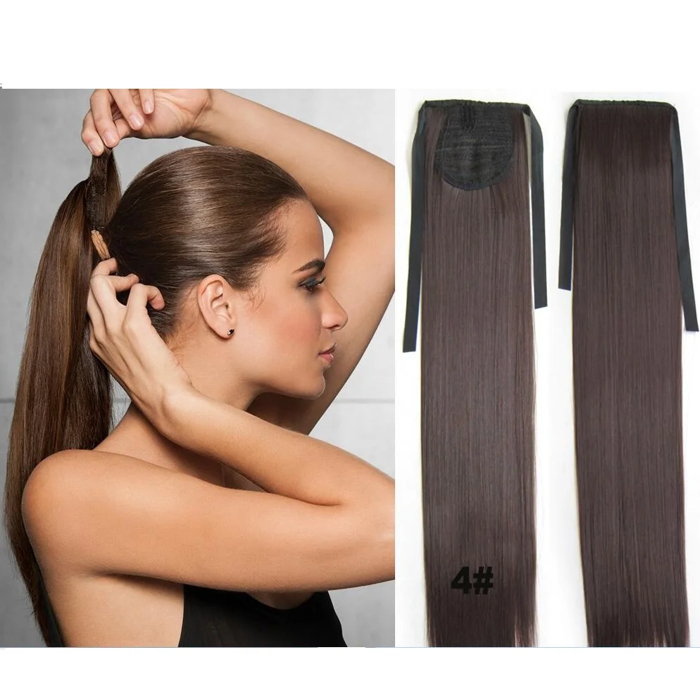 

Apply the Wrap-Around Ponytail Medium Brown Synthetic Hair Hairpiece Ponytails create a thick conceal your natural 22inch 1pc