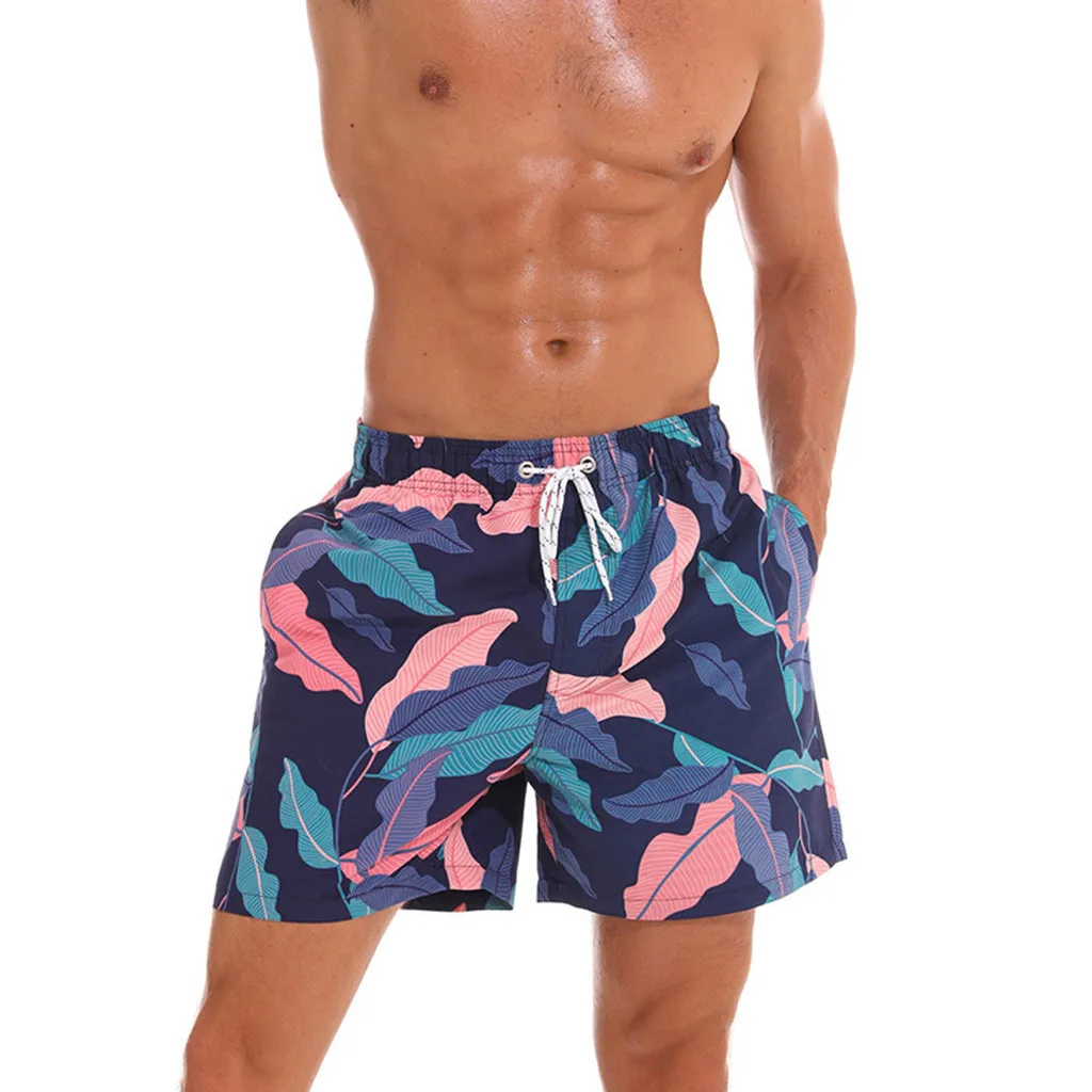 Hawaiian Shorts For Men Quick Dry Mens Swim Shorts Beach Shorts Men