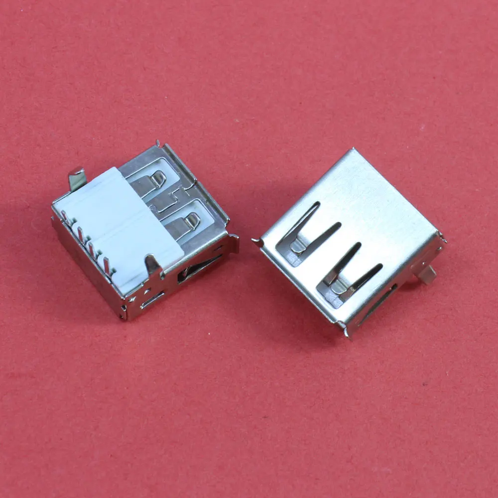 

ChengHaoRan 1Piece Female 2.0 USB Connector Socket Power Data USB Jack white for Computer